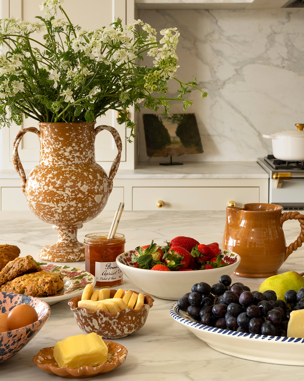 Vase Vérone à éclaboussures