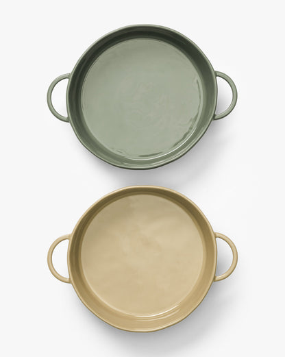 Plat de cuisson en grès de 2 pintes (lot de 2)