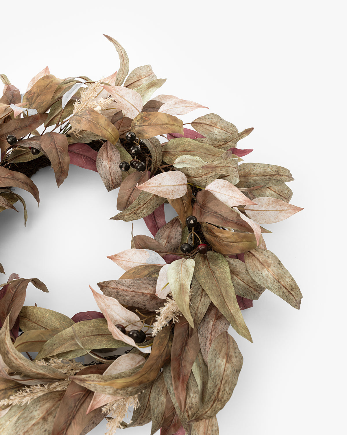 30 couronnes d'eucalyptus artificiel