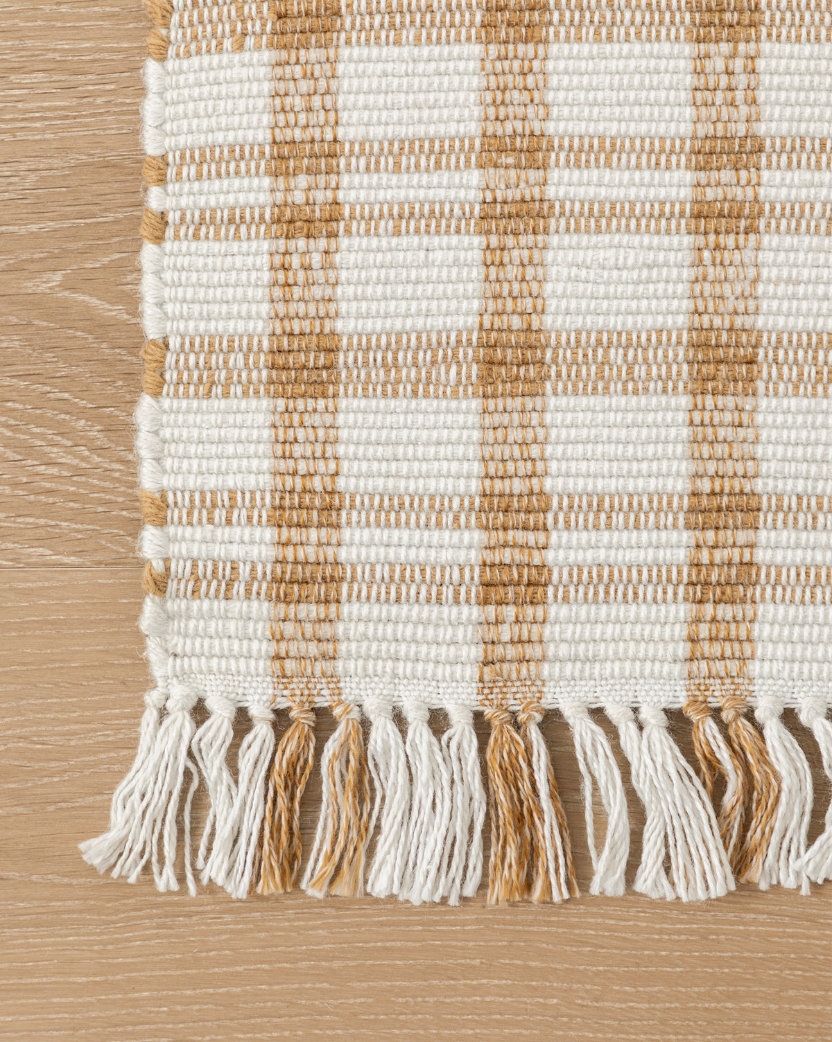 Tapis d'intérieur/extérieur tissé à la main Amherst