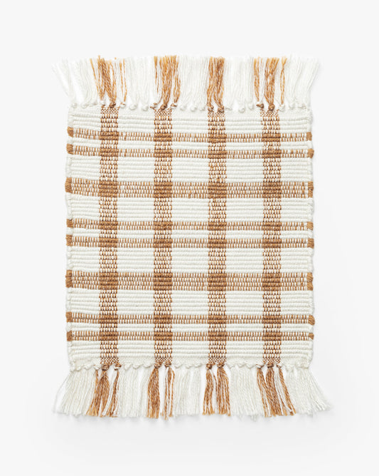 Échantillon de tapis d'intérieur/extérieur jaune Amherst