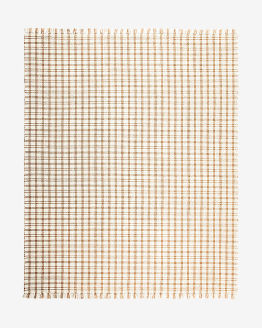 Tapis d'intérieur/extérieur tissé à la main Amherst