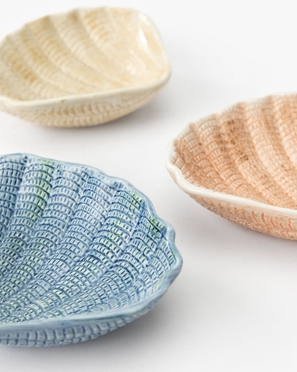 Bols en forme de coquillage Aurelie (lot de 4)