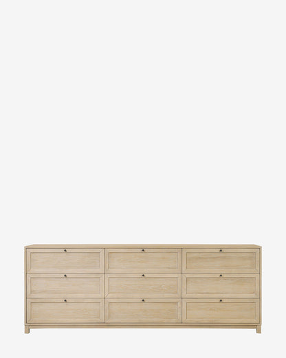 Commode Raine à 9 tiroirs