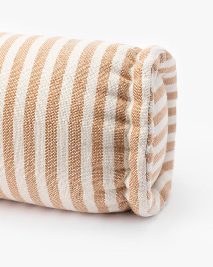 Coussin traversin rayé intérieur/extérieur
