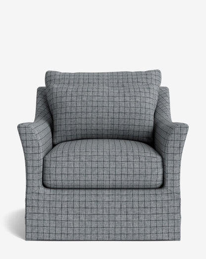 Fauteuil pivotant avec housse Wilhelmina