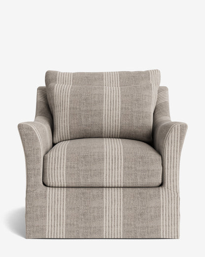 Fauteuil pivotant avec housse Wilhelmina